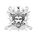 Greek mythology underworld sleeve tattoo design idea
