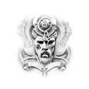 Greek mythology underworld sleeve tattoo design idea