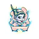 tinker bell tattoo design idea