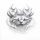 wildfire photography tattoo design idea