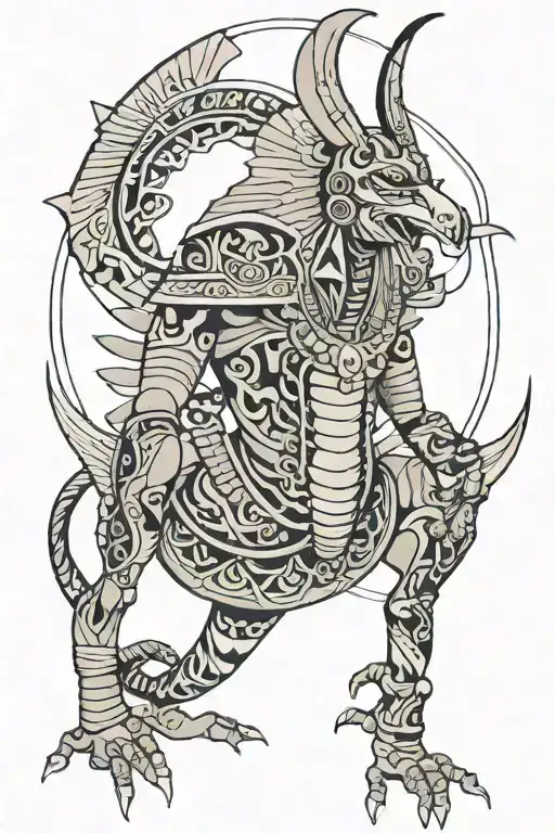 Osiris full length tattoo design idea