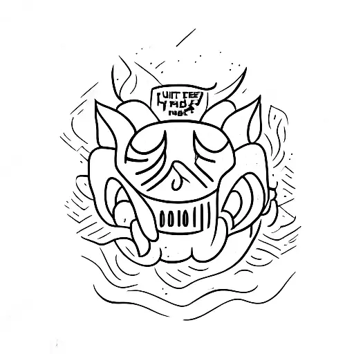 Hurt people hurt people tattoo design idea