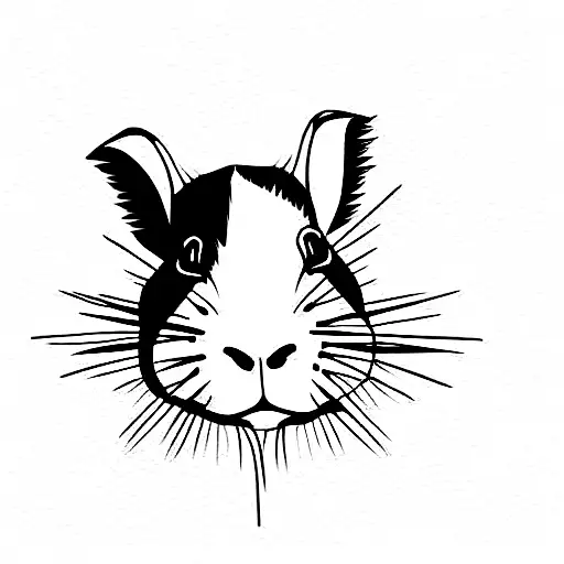 guinea pig tattoo design idea