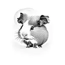 guinea pig tattoo design idea