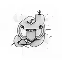 underground gym tattoo design idea