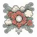 cloud tattoo stencil tattoo design idea