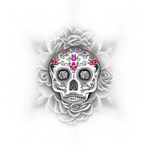 Catrina mexicana  tattoo design idea