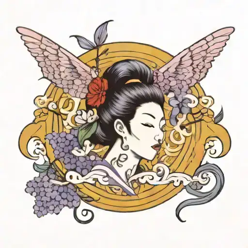 Lavender tattoo design idea