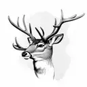 Deer Hunting with Bryson  tattoo design idea