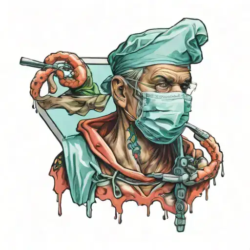 surgeon tattoo design idea