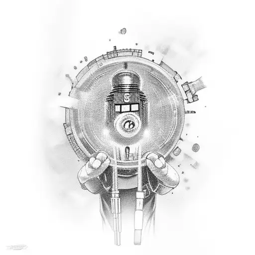 doctor who, anime one peice , clarinet, Chicano, surgeon  tattoo design idea