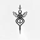 caduceus tattoo design idea