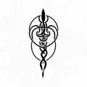 caduceus tattoo design idea