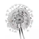 Dandelion tattoo design idea