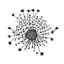 Dandelion tattoo design idea
