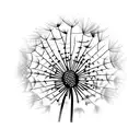 Dandelion tattoo design idea