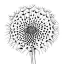Dandelion tattoo design idea