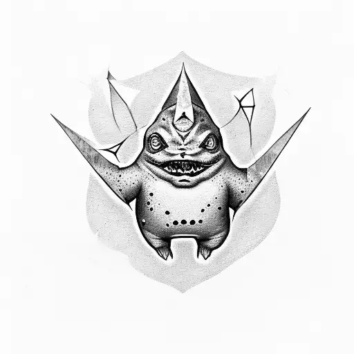 Gengar tattoo design idea