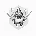 Gengar tattoo design idea