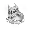 Gengar tattoo design idea