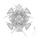 pentagons  tattoo design idea