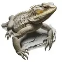 bearded dragon tattoo design idea