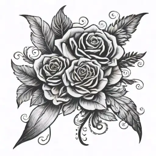 wedding tattoo with date April 27 2024  tattoo design idea