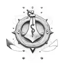 One of the many lessons I’m learning as a mother, is how to accept that my love cannot be an anchor that drags her benea tattoo design idea