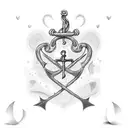 One of the many lessons I’m learning as a mother, is how to accept that my love cannot be an anchor that drags her benea tattoo design idea