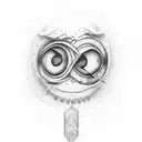 Nirvana smiley tattoo design idea