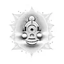 Nirvana smiley tattoo design idea