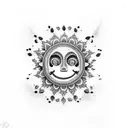 Nirvana smiley tattoo design idea