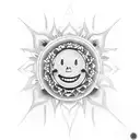 Nirvana smiley tattoo design idea