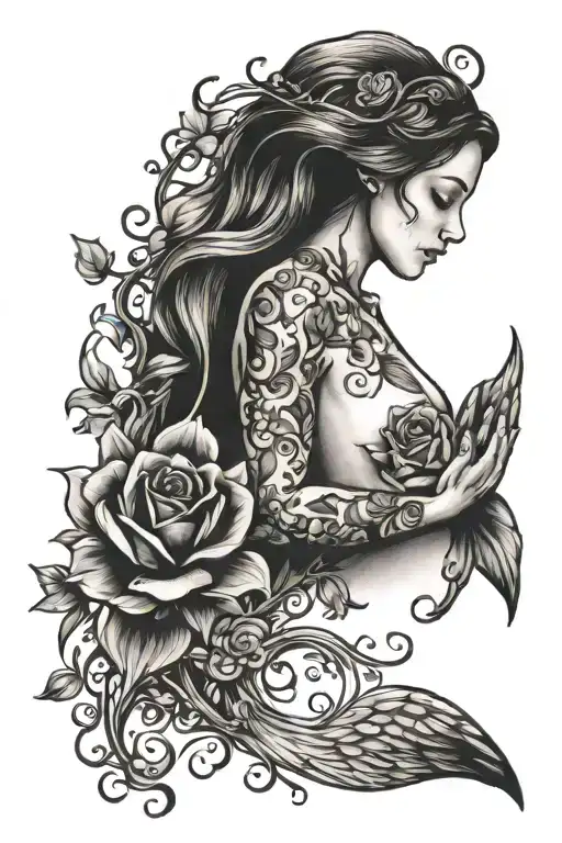 miscarriage pregnancy loss tattoo design idea