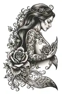 miscarriage pregnancy loss tattoo design idea
