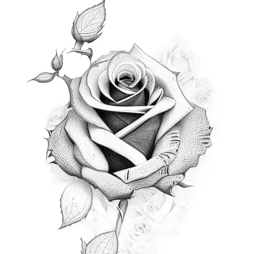 fuck you love you, with roses tattoo design idea