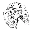 beyonce  tattoo design idea
