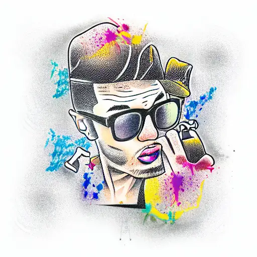 gangster tattoo design idea