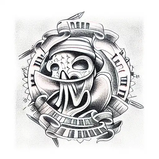 grove street 4 life tattoo design idea