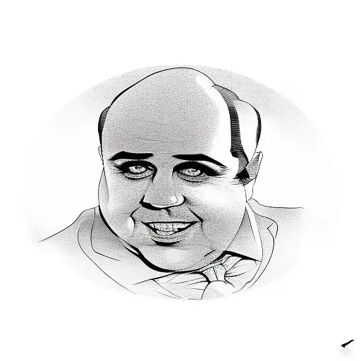 al capone tattoo design idea