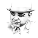 al capone tattoo design idea