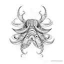 cuttlefish  tattoo design idea