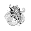 cuttlefish  tattoo design idea