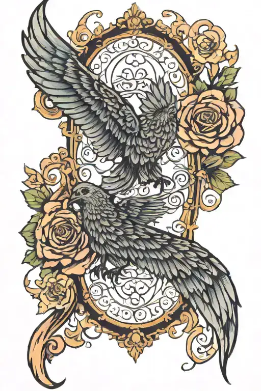 Ephesians 6:12  tattoo design idea