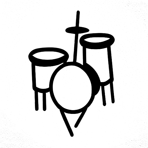 drums sticks  tattoo design idea