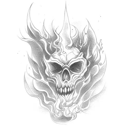 porte del inferno tattoo design idea