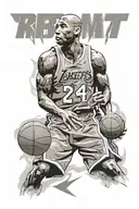 kobe bryant tattoo design idea