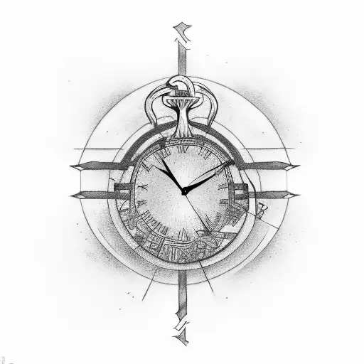 key time arrow love Dominica Kimberly tattoo design idea