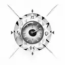 key time arrow love Dominica Kimberly tattoo design idea