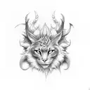 symbol of eternal friendship tattoo design idea